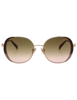 Runde Sonnenbrille mit Metallrahmen
