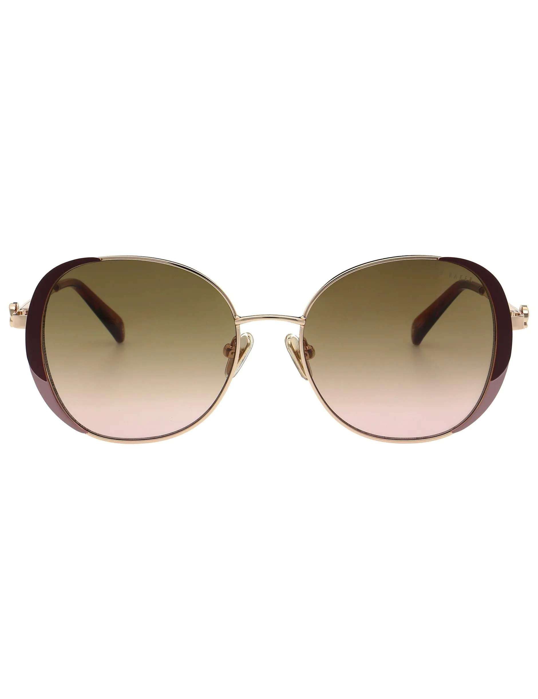 Runde Sonnenbrille mit Metallrahmen