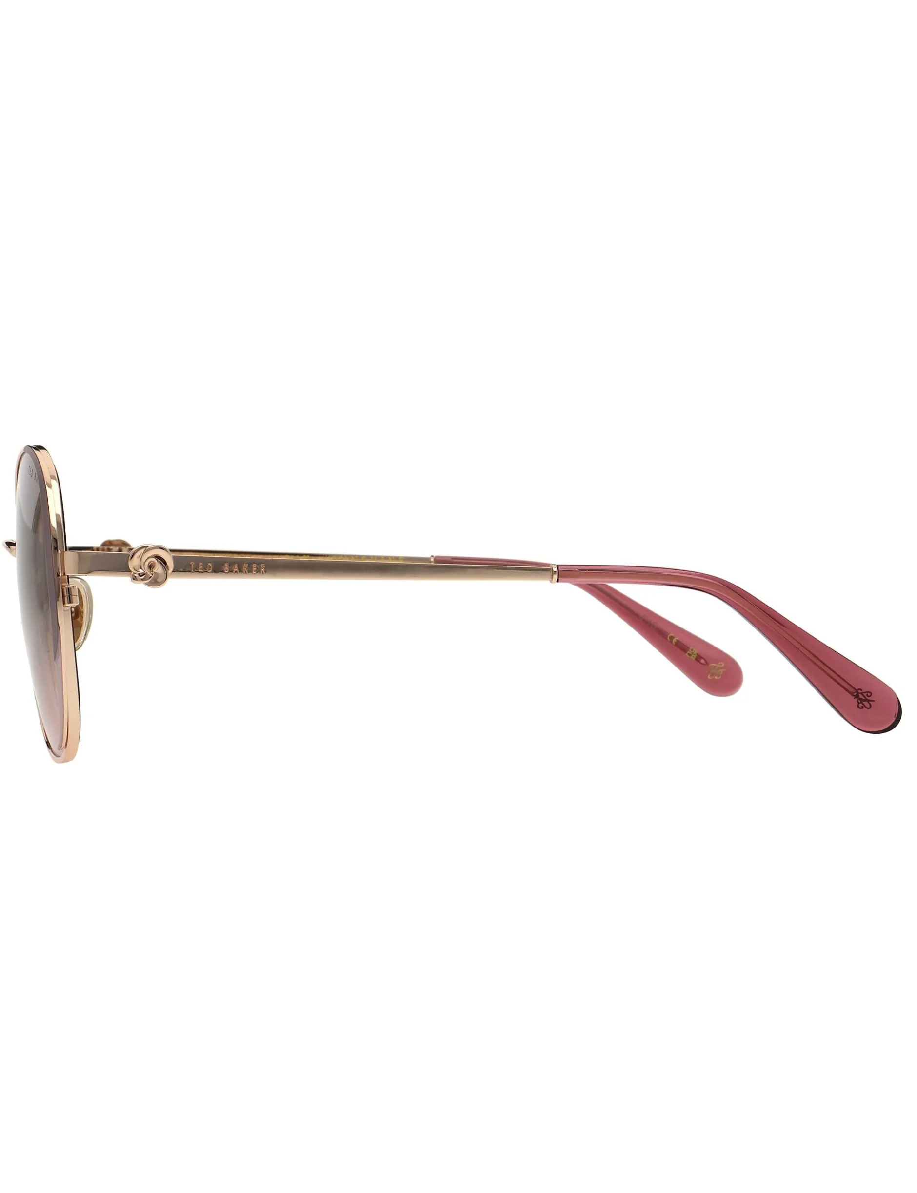 Runde Sonnenbrille mit Metallrahmen