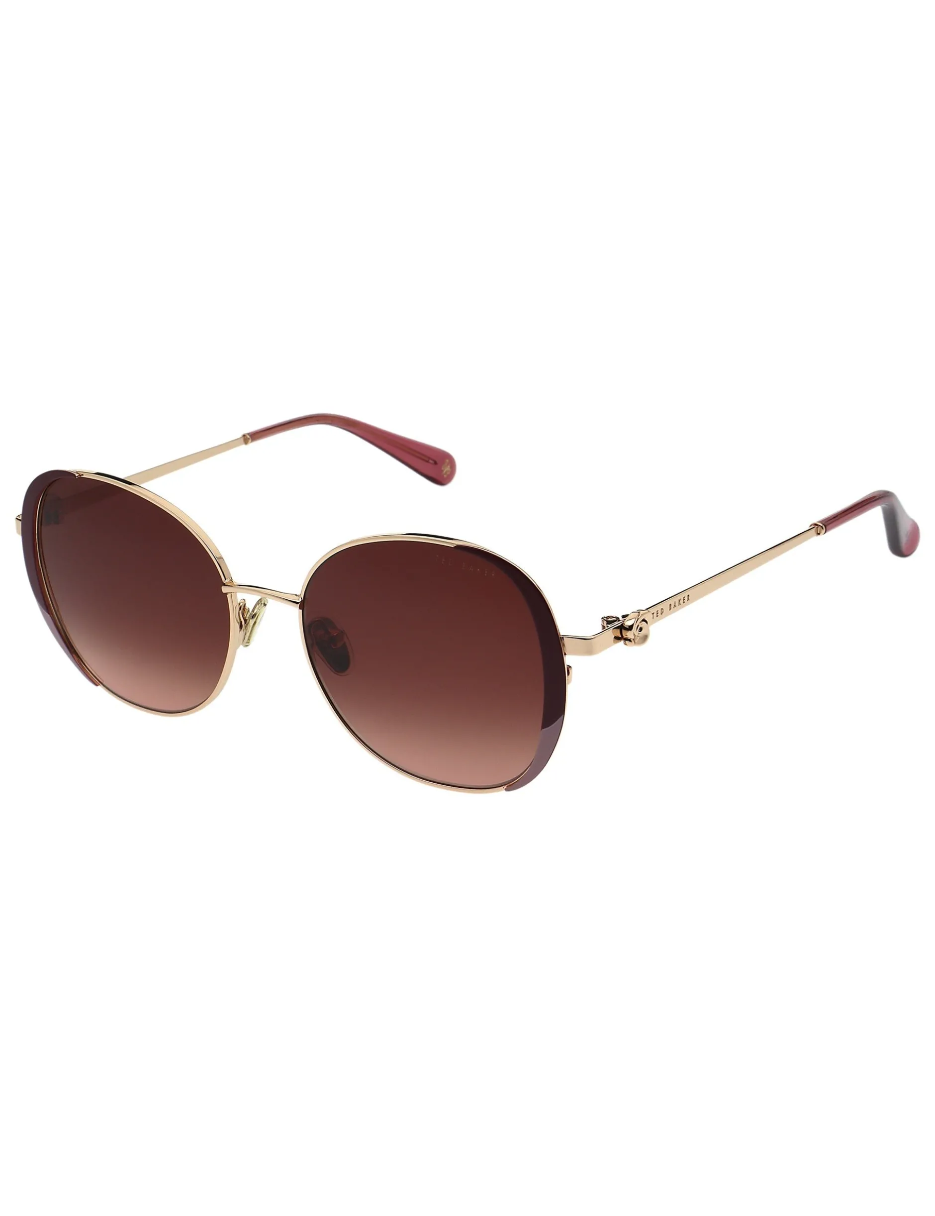 Runde Sonnenbrille mit Metallrahmen