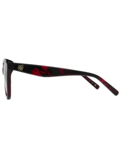 Runde Sonnenbrille mit Printdetails