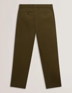 Schmal geschnittene Chinos aus Baumwollmischgewebe