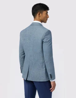 Schmal geschnittener Blazer aus Hopsack-Wolle