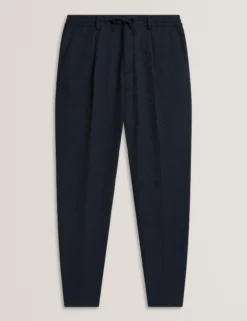 Schmal zulaufende Waffelstrickhose
