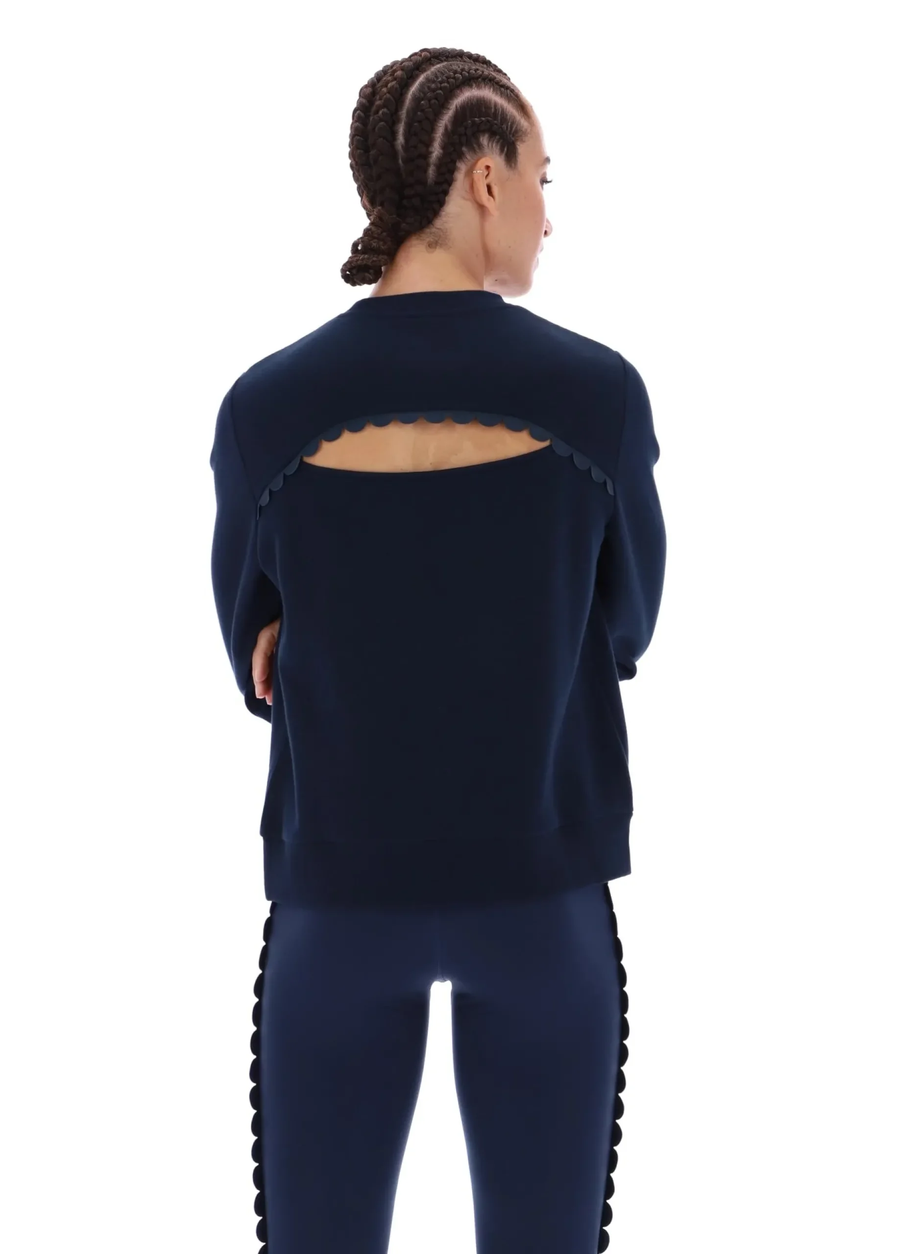 Scuba Active Sweatshirt mit Cut-Out-Details