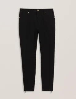 Skinny Fit Jeggings mit Reißverschlussbündchen