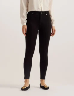 Skinny Fit Jeggings mit Reißverschlussbündchen