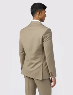 Slim-Fit-Anzugjacke aus Flanellwolle