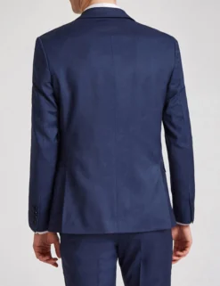 Slim-Fit-Anzugjacke aus Twillwolle