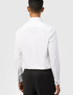 Slim-Fit-Hemd aus Satin-Baumwolle