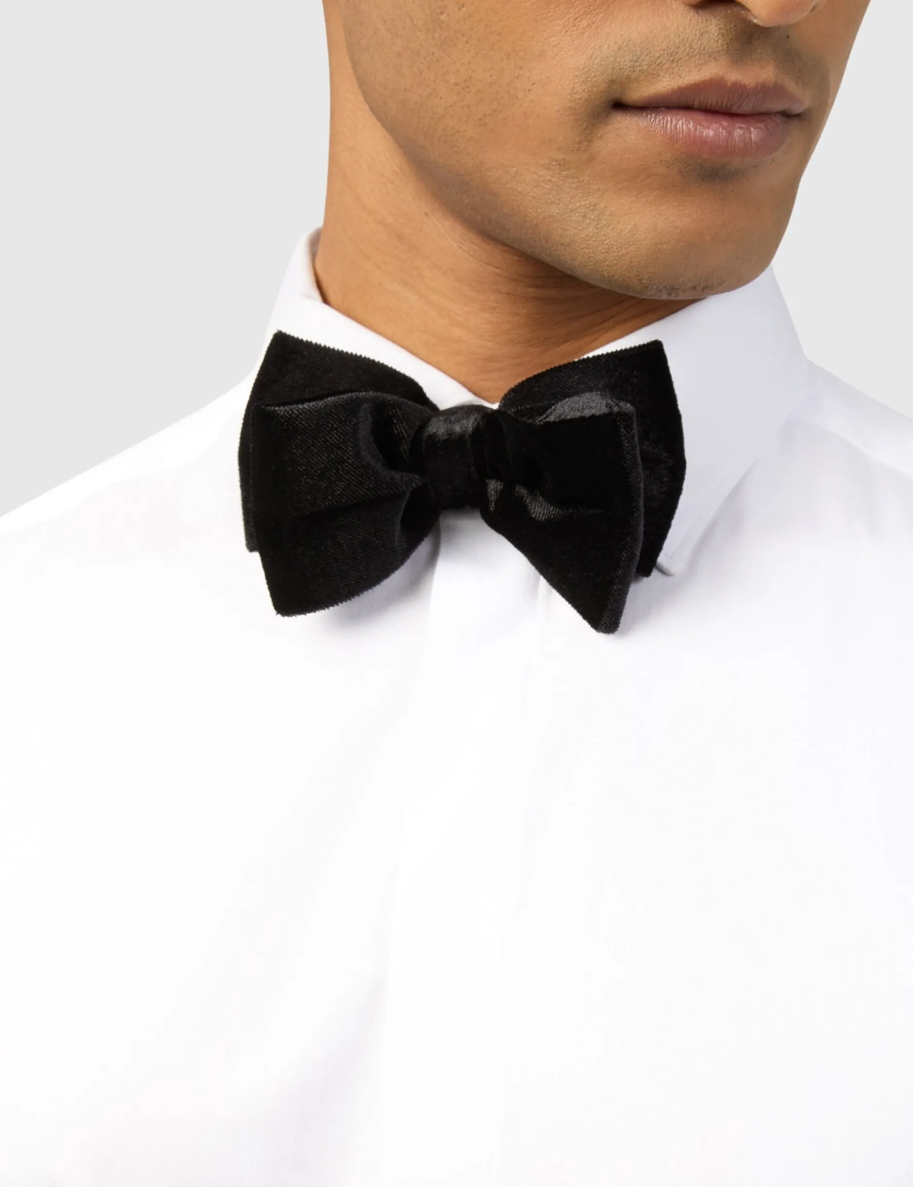 Slim-Fit-Hemd aus Satin-Baumwolle