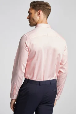 Slim-Fit-Hemd aus Satin-Baumwolle