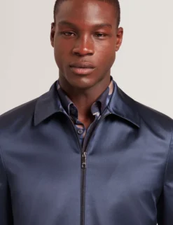Slim Fit Highshine Bomber