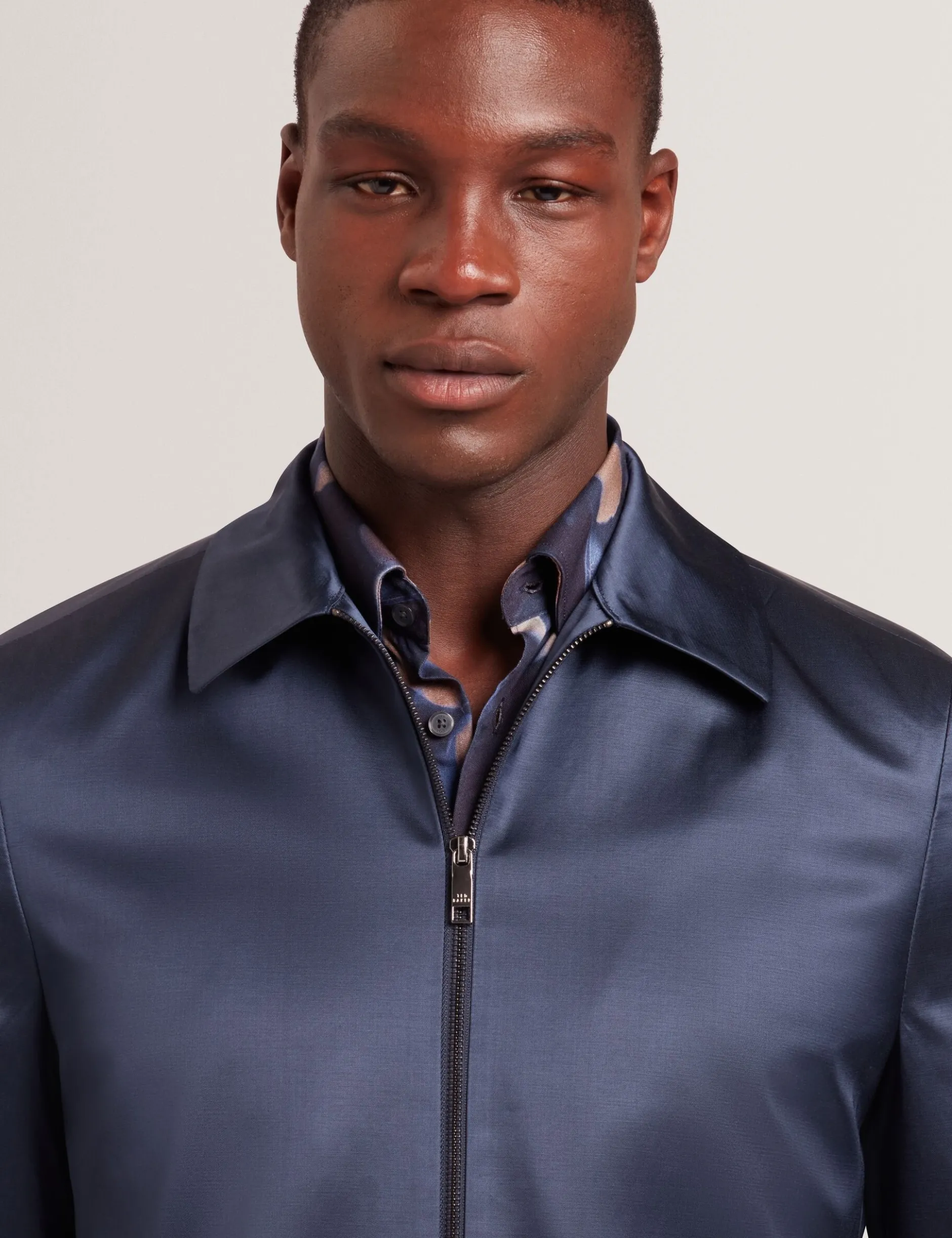 Slim Fit Highshine Bomber
