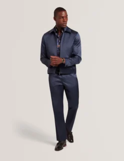 Slim Fit Highshine Bomber