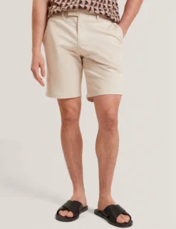 Slim Leg Stretch Cotton Chino Shorts
