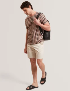 Slim Leg Stretch Cotton Chino Shorts