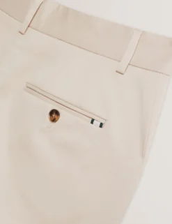 Slim Leg Stretch Cotton Chino Shorts