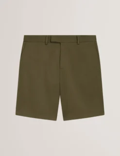 Slim Leg Stretch Cotton Chino Shorts