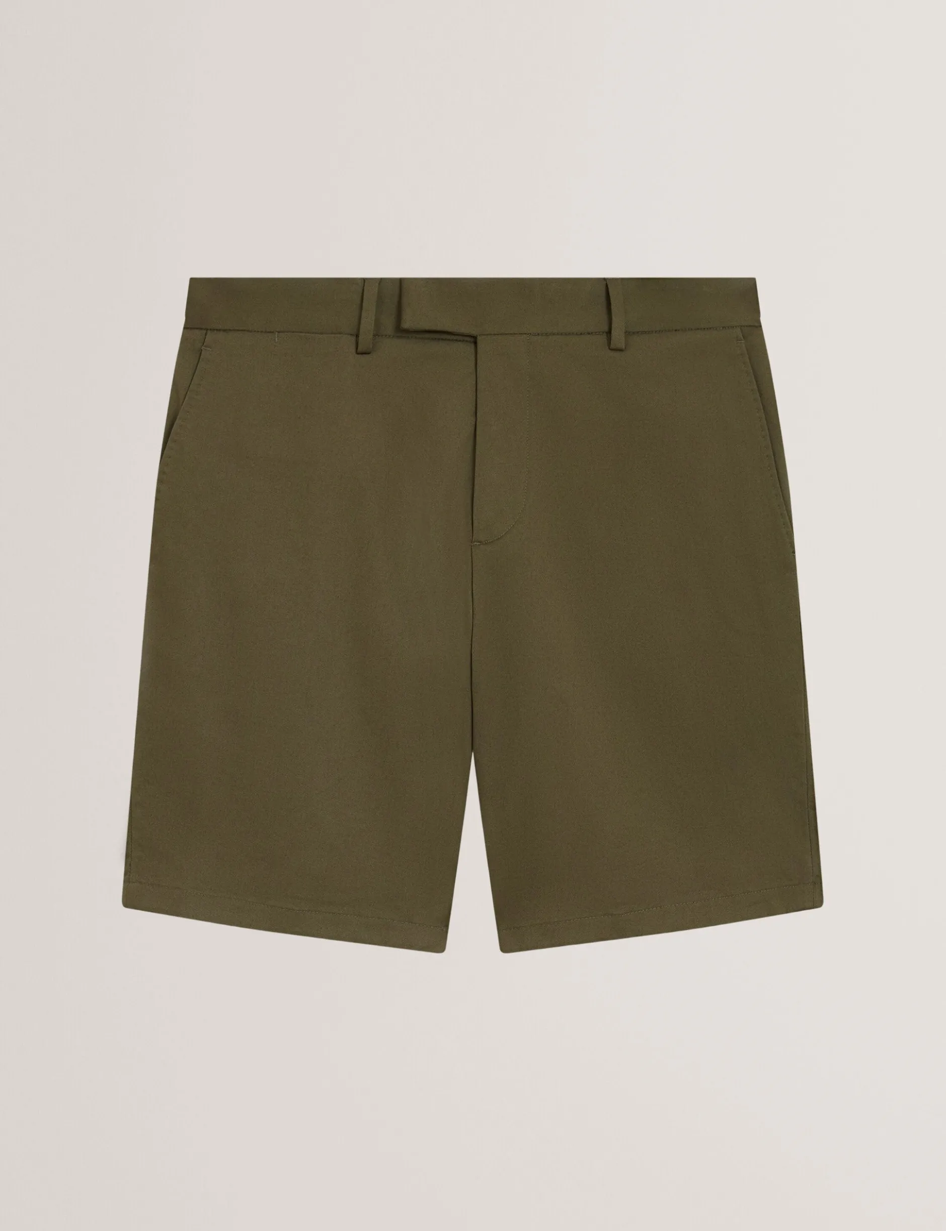 Slim Leg Stretch Cotton Chino Shorts