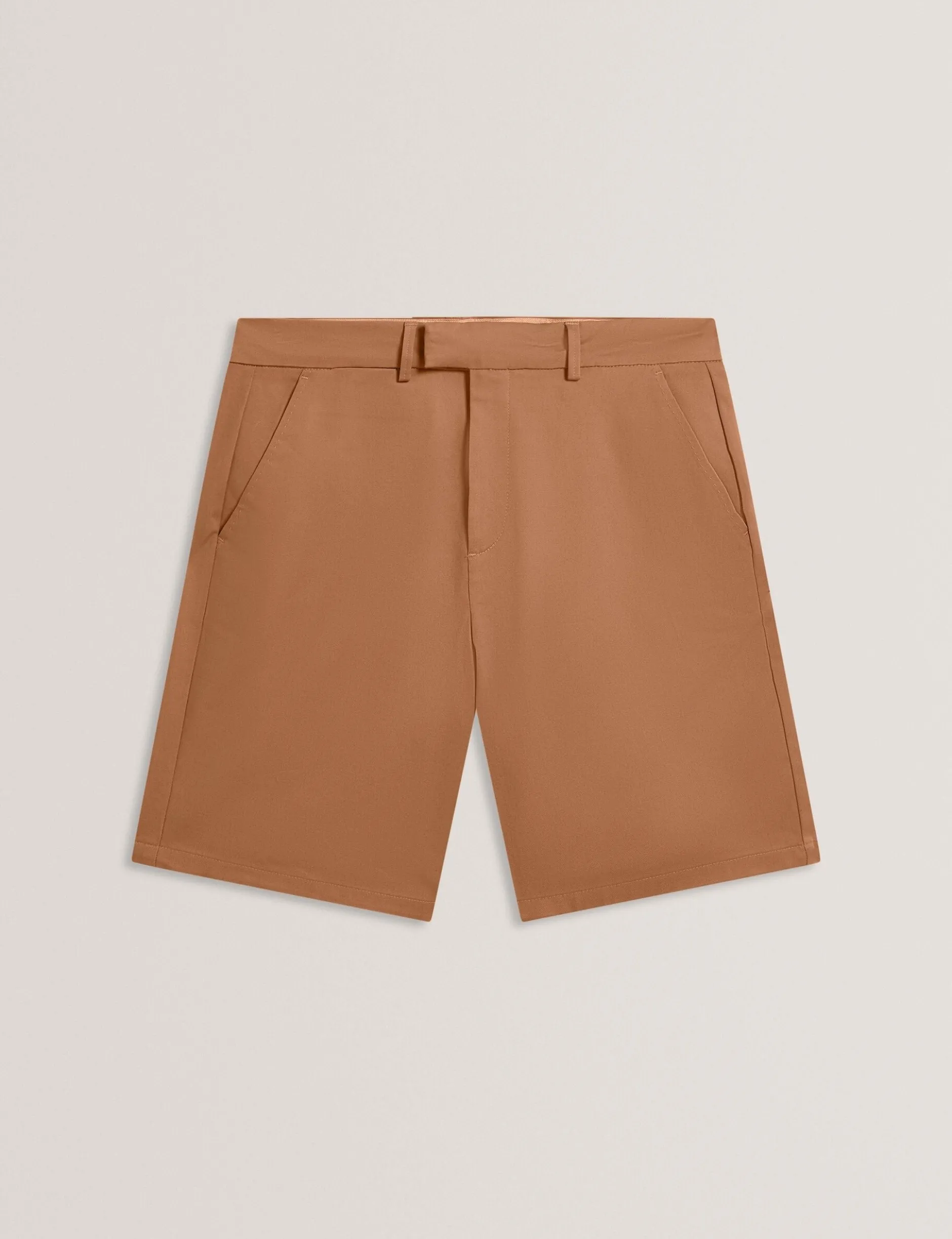 Slim Leg Stretch Cotton Chino Shorts