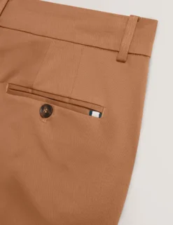 Slim Leg Stretch Cotton Chino Shorts