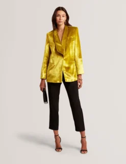 Smokinghose mit Satin-Details, schmal geschnitten
