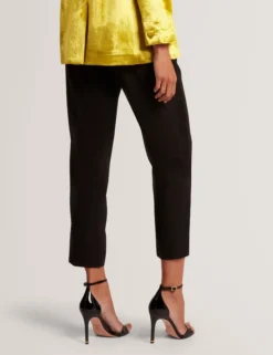 Smokinghose mit Satin-Details, schmal geschnitten