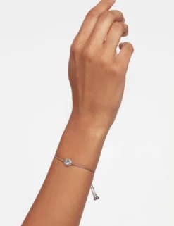 Solitär-Armband mit funkelndem Kristall, verstellbar