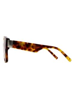 Sonnenbrille mit übergroßen quadratischen Hardware-Details