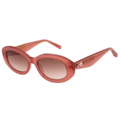 Sonnenbrille mit klobigem, ovalem Schleifendetail