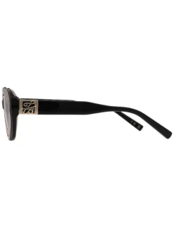 Sonnenbrille mit ovalem Schmetterlingsrahmen