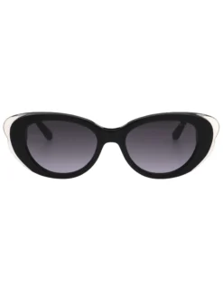 Sonnenbrille mit ovalem Schmetterlingsrahmen
