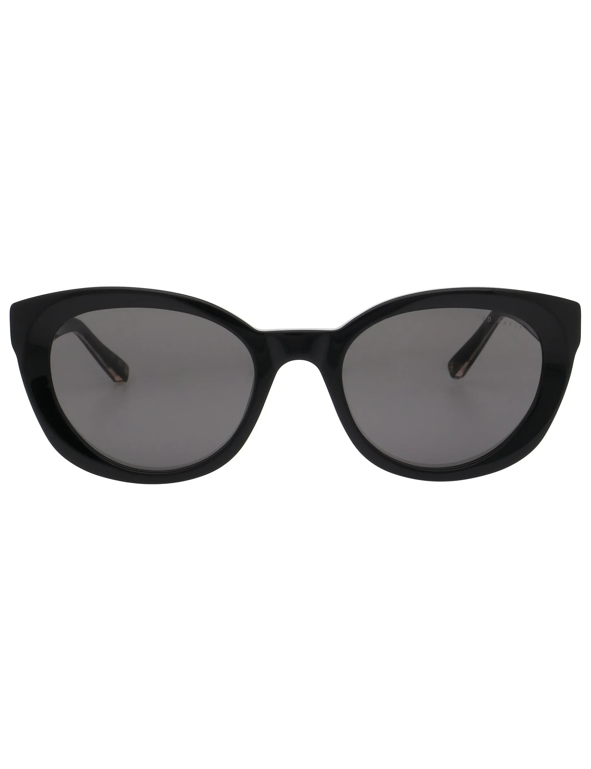 Sonnenbrille mit rundem, abgeschrägtem Rahmen