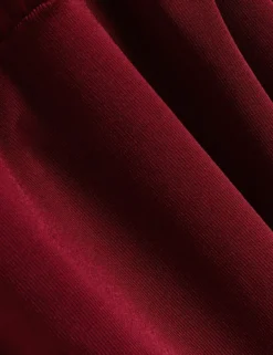 Strickkleid mit Twist-Ausschnitt, Midi-Länge