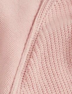 Strickpullover aus Merinowolle mit Ballonärmeln