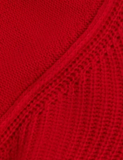 Strickpullover aus Merinowolle mit Ballonärmeln