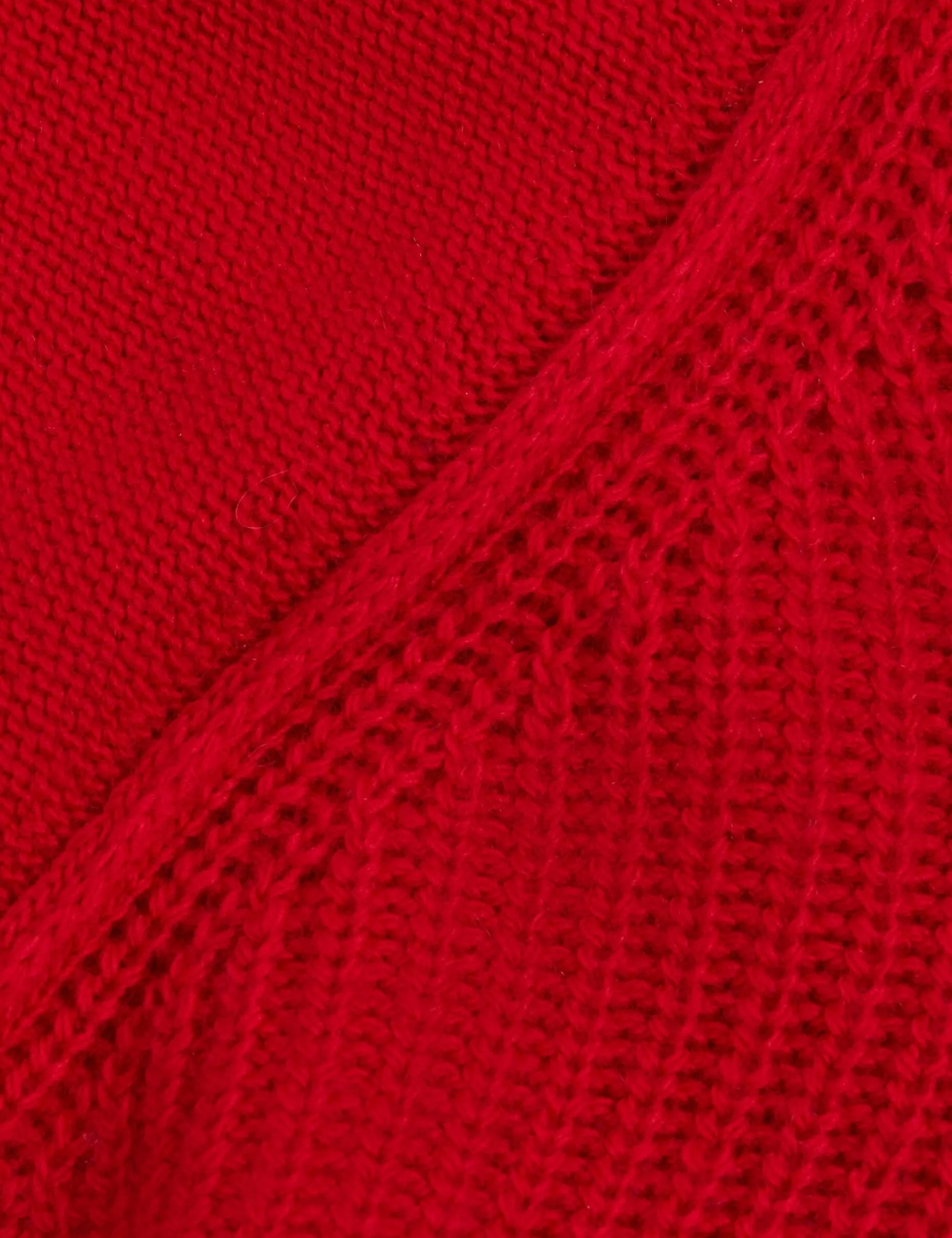 Strickpullover aus Merinowolle mit Ballonärmeln