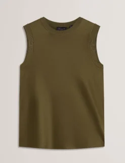Stricktop mit Satin Vorderseite