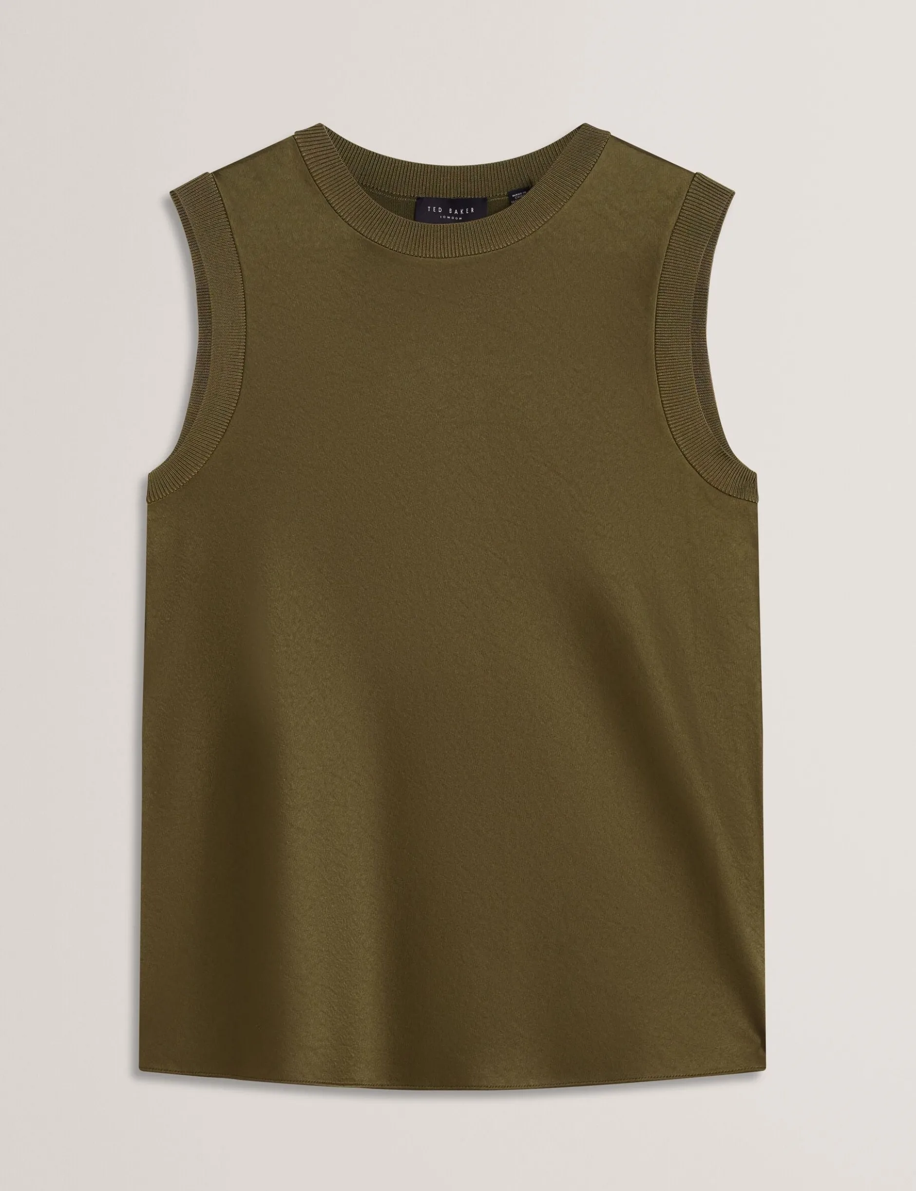 Stricktop mit Satin Vorderseite