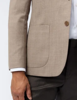 Strukturierter Blazer aus hochwertigem Wollmischgewebe