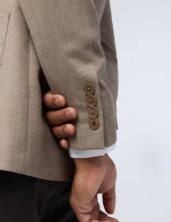 Strukturierter Blazer aus hochwertigem Wollmischgewebe