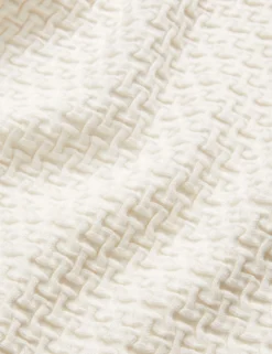 Strukturierter T-Jacquard-Strickpullover