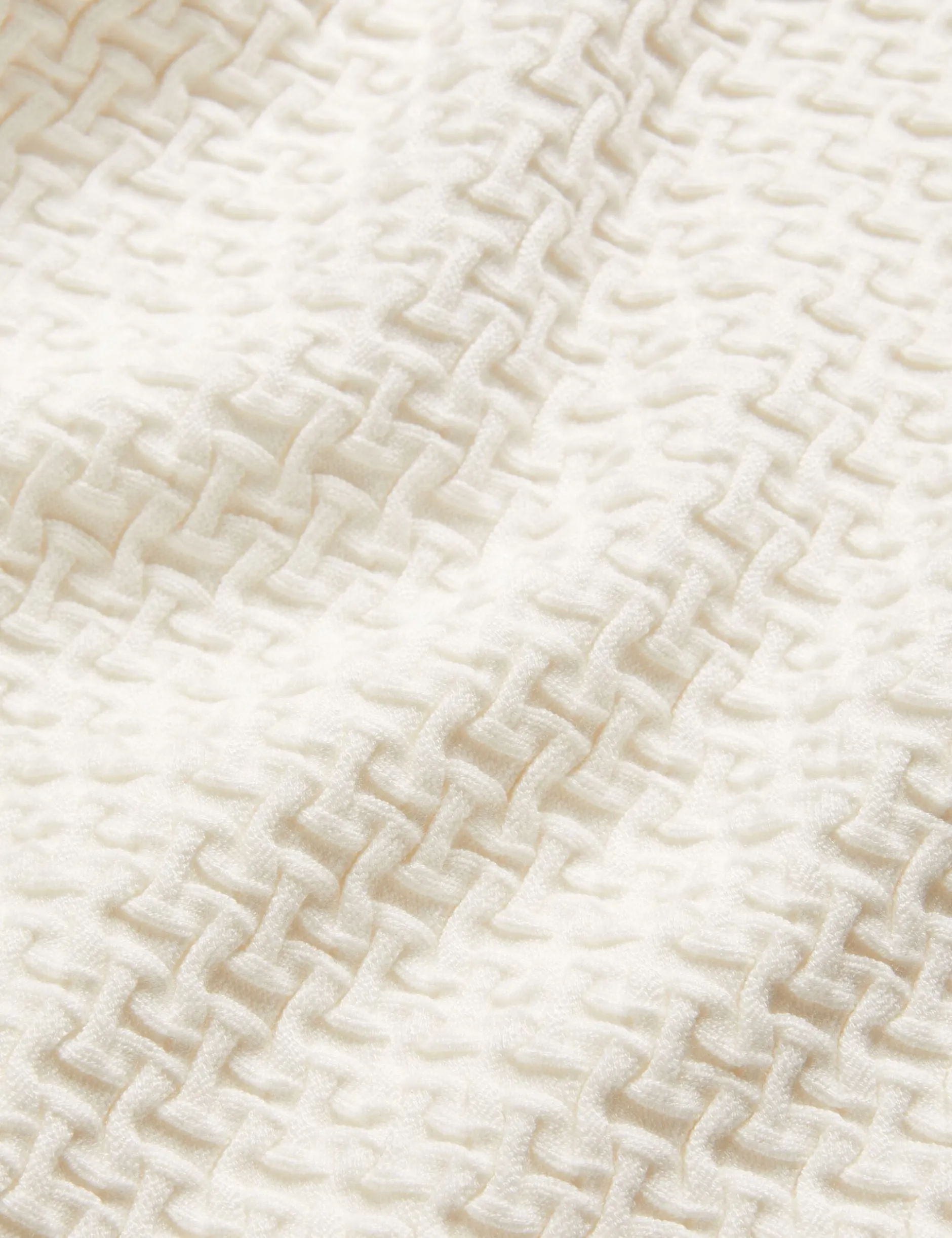 Strukturierter T-Jacquard-Strickpullover