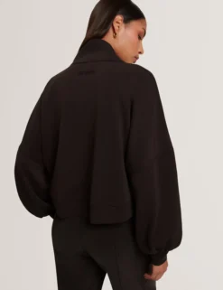 Sweatshirt mit Stehkragen und Reißverschluss
