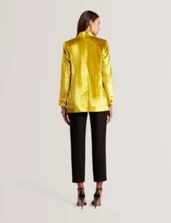 Taillierter Oversize-Blazer aus Samt