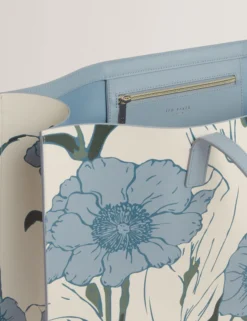 Tasche mit Blumenmuster (breite Ausführung)
