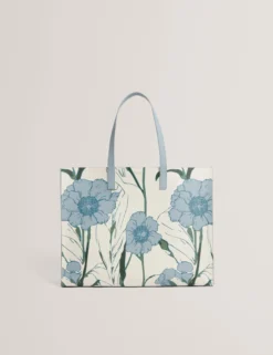 Tasche mit Blumenmuster (breite Ausführung)