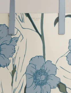 Tasche mit Blumenmuster (breite Ausführung)