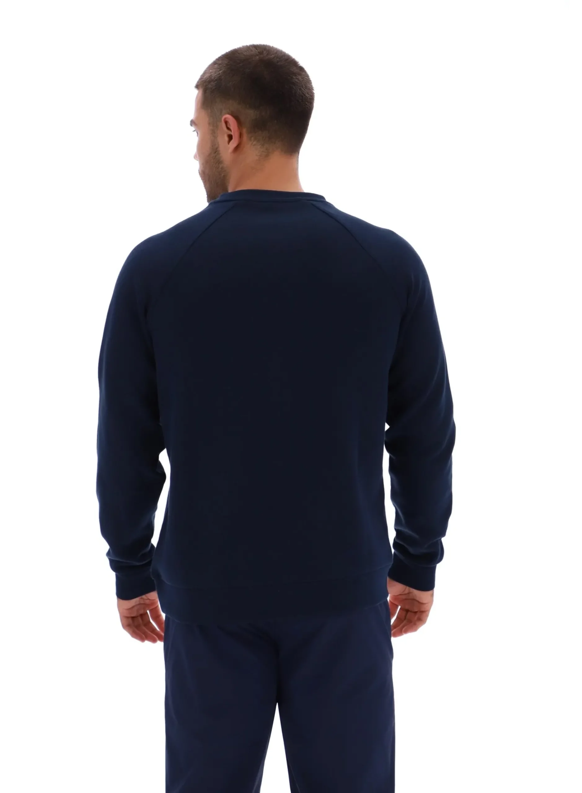 Trainings-Sweatshirt mit geprägtem Logo und Rundhalsausschnitt